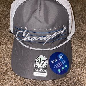 47 Brand Gray and White Mesh Cap